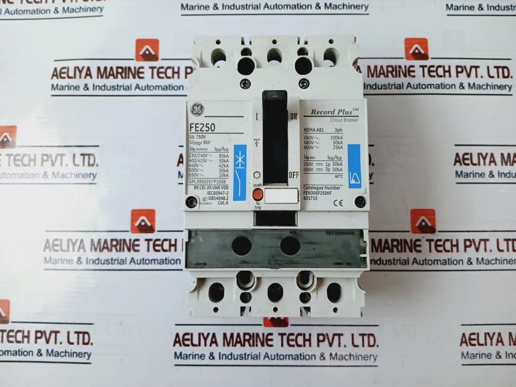 Ge Fe250 Record Plus Circuit Breaker Fen306F250Kf