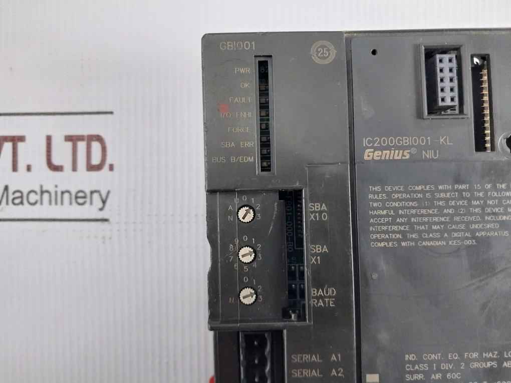 Ge Ic200gbi001-kl Genius Network Interface Unit