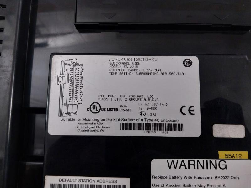 Ge Ic754vsi12ctd-kj Touch Screen Panel Es1221r