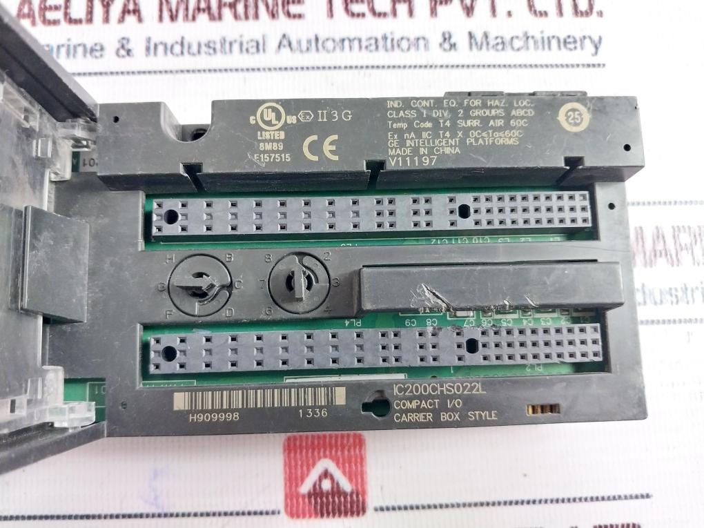 GE Intelligent Platforms IC200CHS022L Compact I/O Carrier Module