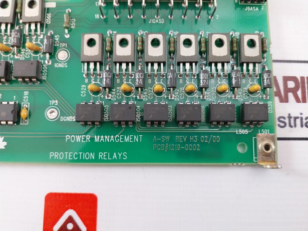 Ge Multilin 1219-0002 Printed Circuit Board Rev H3 Ts-m-8V0C