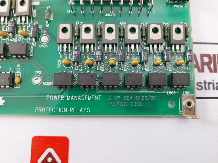Ge Multilin 1219-0002 Printed Circuit Board Rev H3 Ts-m-8V0C