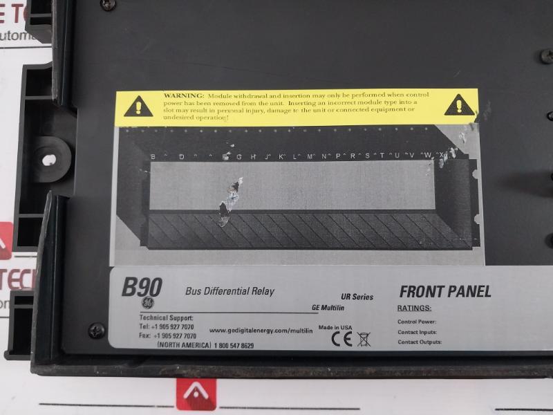 Ge Multilin B90 Bus Differential Relay (Only Front Panel)