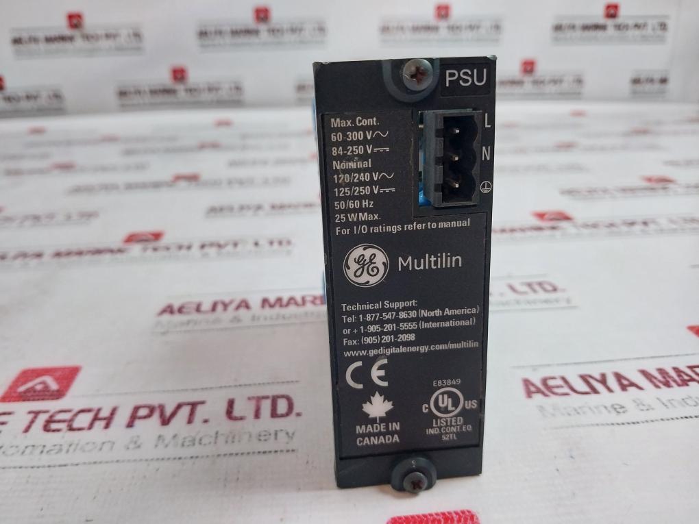 Ge Multilin Project X Psu 12m9-0002-a6 Power Supply/voltage Converter Module