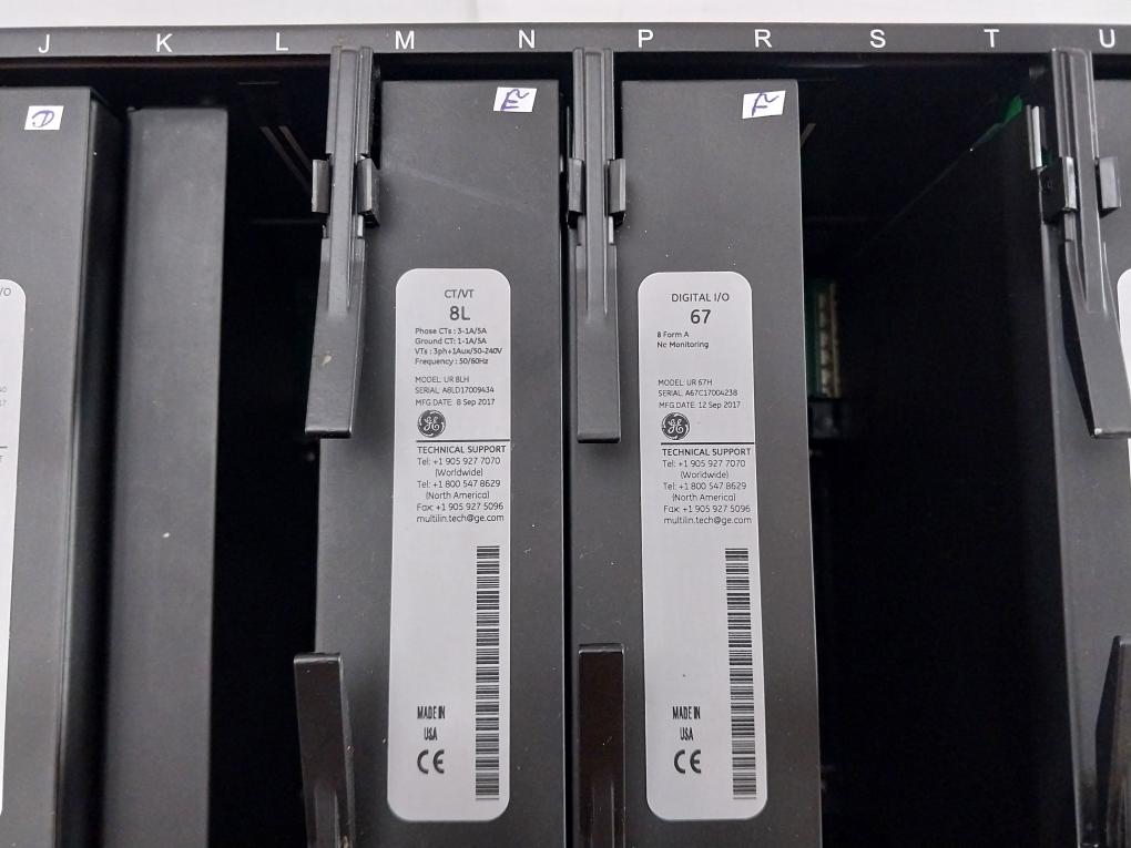 Ge Multilin T60 Transformer Protection System Part No: T60Uj3Hkhf8Nh6Dm8Lp67U67Wxx, 300V