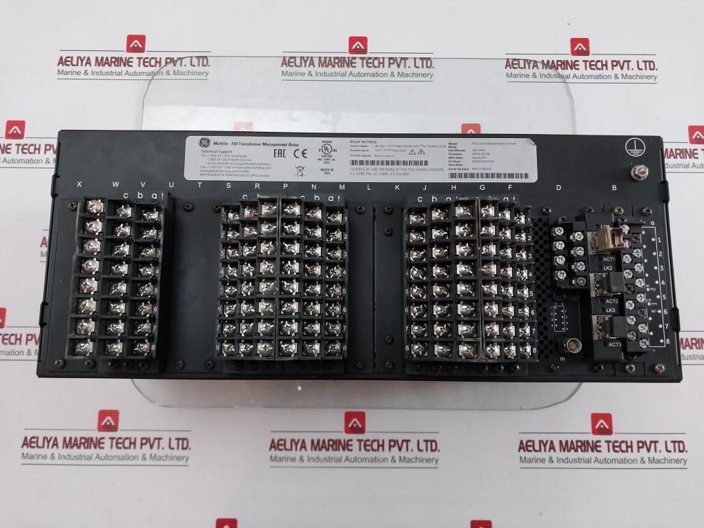 Ge Multilin T60 Transformer Protection System Part No: T60Uj3Hkhf8Nh6Dm8Lp67U67Wxx, 300V