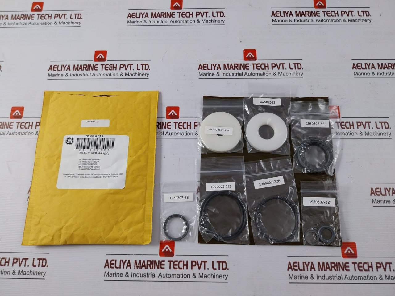 Ge Oil & Gas Ab733-sk Seal Kit For Autoshear Valve Bop