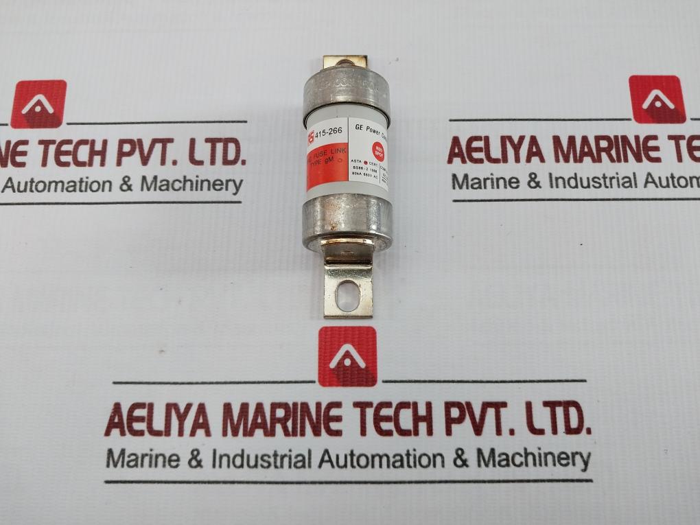 Ge Power Controls 160A High Rupture Capacity Fuse Link Tcp100M 80Ka 660Vac