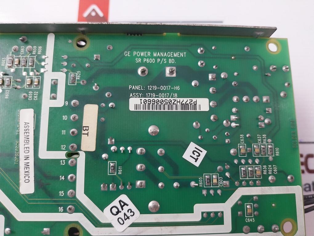 GE Power SR P600 P/S Board Module 1719-0017/18