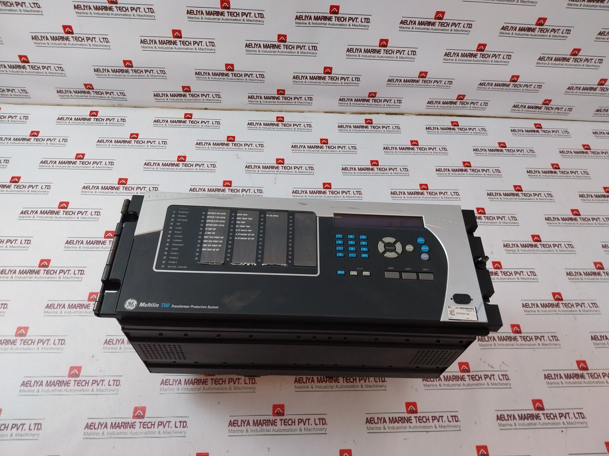 Ge T60N00Hkhf8Nh6Tmxxp6Uuxxwxx Transformer Management Relay 125-250V, 50/60Hz