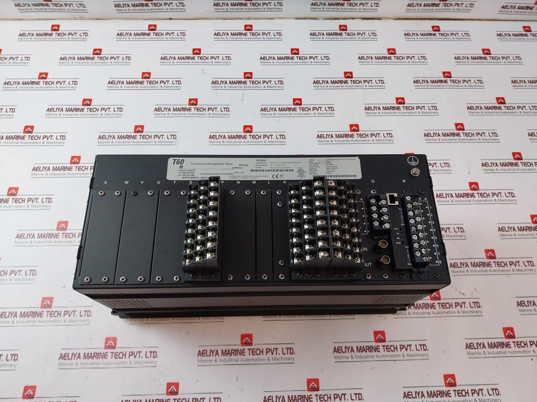 Ge T60N00Hkhf8Nh6Tmxxp6Uuxxwxx Transformer Management Relay 125-250V, 50/60Hz