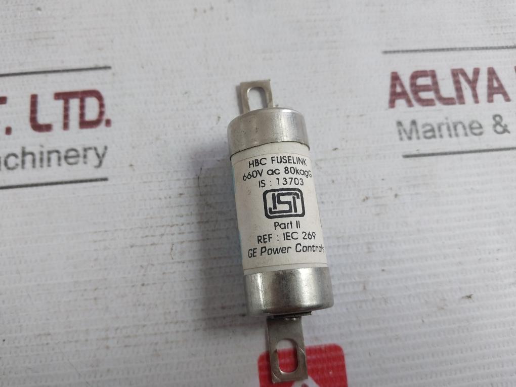 Ge Tis 50 Hbc Fuse Link 660Vac 50Amp 80Kagg Iec 269