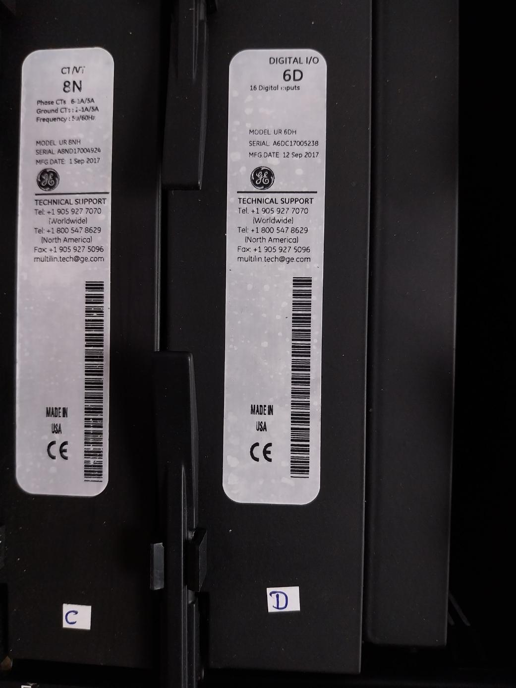 Ge Transformer Protection System Relay T60Uj3Hkhf8Nh6Dm8Lp67U67Wxx Multilin T60 50-240V