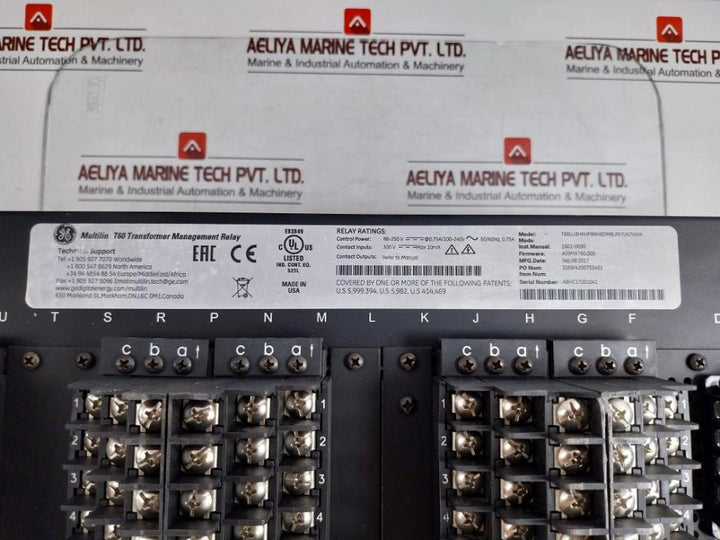 Ge Transformer Protection System Relay T60Uj3Hkhf8Nh6Dm8Lp67U67Wxx Multilin T60 50-240V