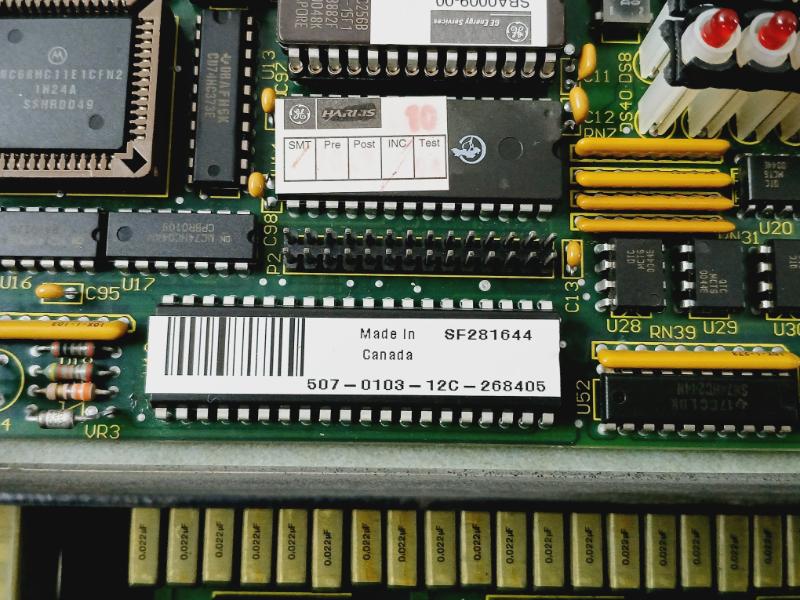 Ge Wesdac D20 Shv2 Panel Module, 507-0103-12c-268405