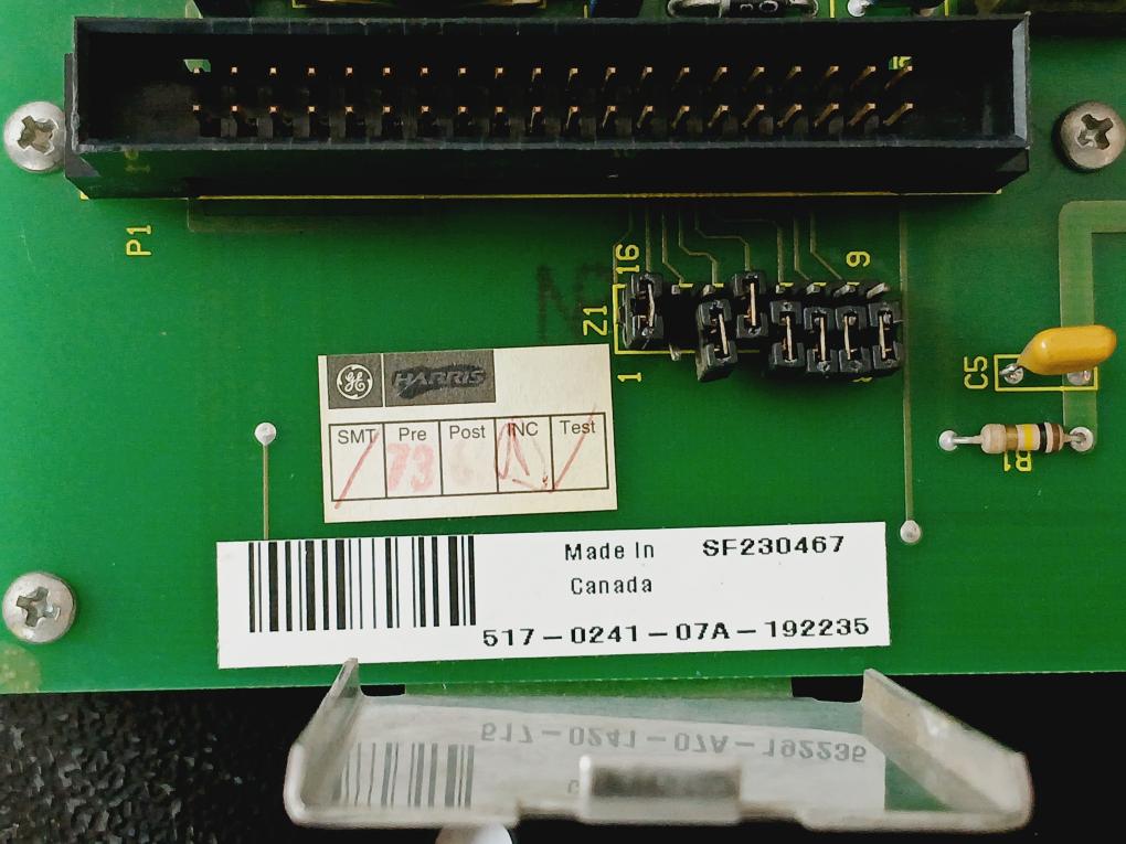 Ge Westerm D20 Sz Printed Circuit Board Sf230467 517-0241-07A