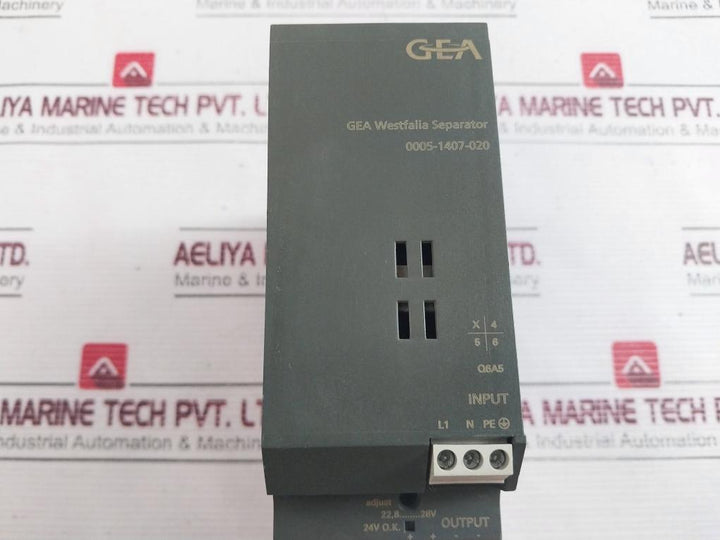 Gea 0005-1407-020 Power Supply 50/60Hz