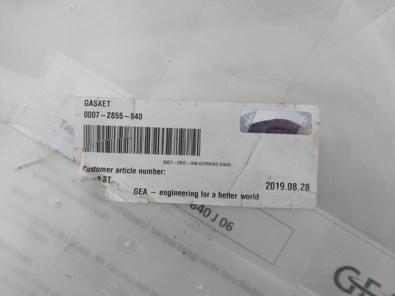 Gea 0007-2855-840 Gasket Seal Ring