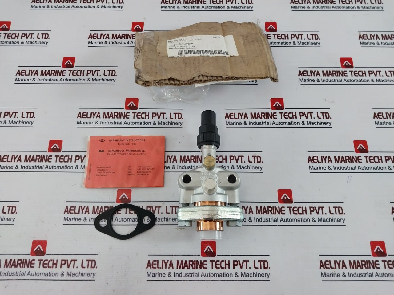 Gea Bock 08084 Shutoff Valve Set 572gb001 To 4