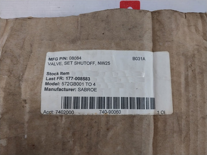Gea Bock 08084 Shutoff Valve Set 572gb001 To 4