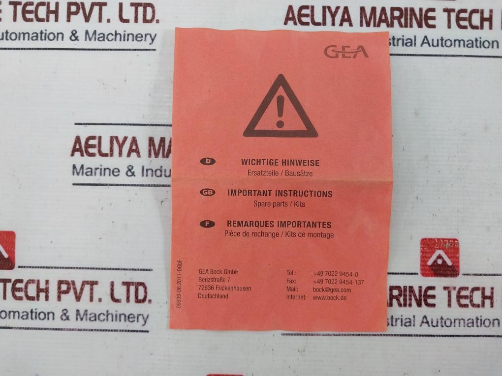 Gea Bock 08084 Shutoff Valve Set 572gb001 To 4