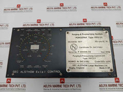 Purgepak Pps 131 Purging & Pressurising System Gec Alsthom