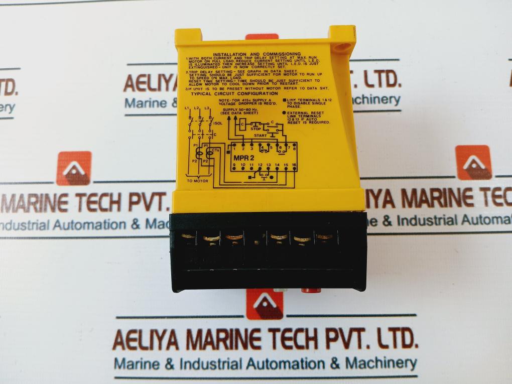 Gec Mpr 2s Motor Protection Relay 110v 50/60hz