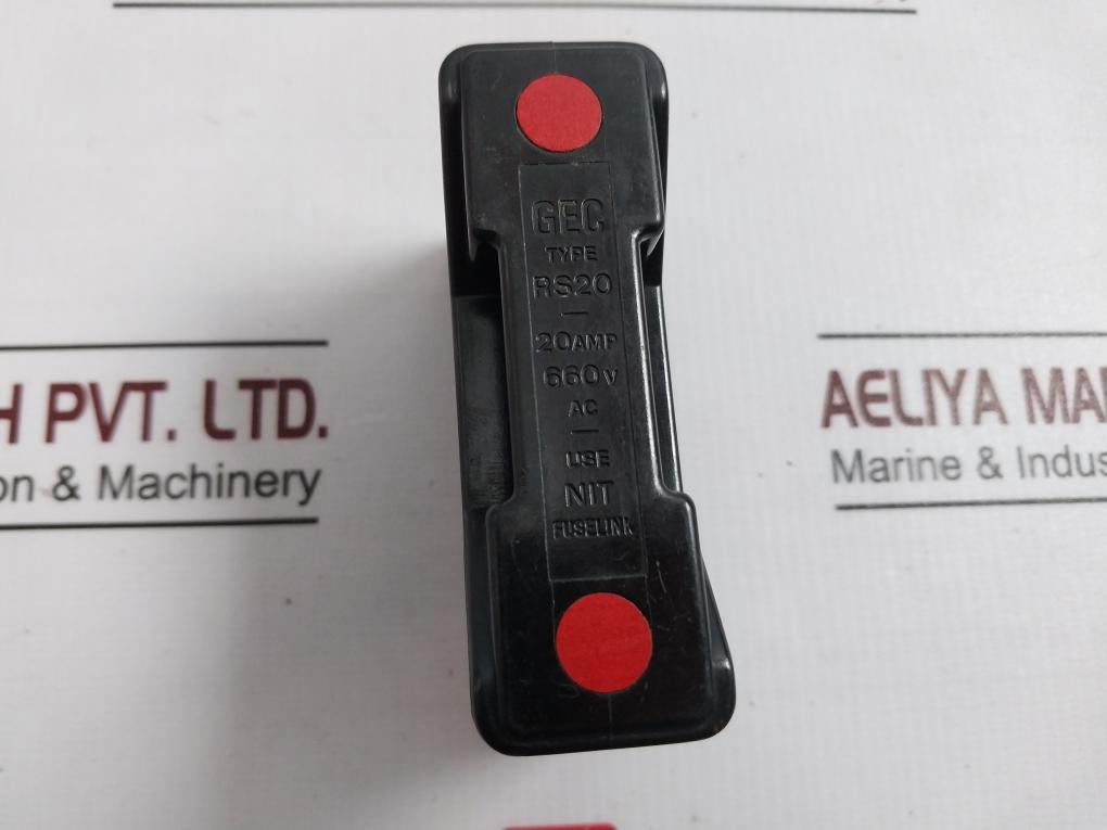 Gec Rs20 H.R.C. Fuse Link 20Amp 660V Ac
