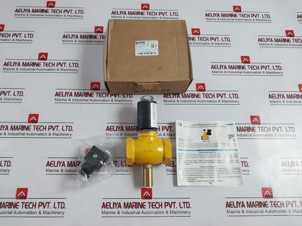 Geca Gas Mr Nc 1 Solenoid Valve Pe 550 Mbar Ip65 230Vrac 50/60Hz