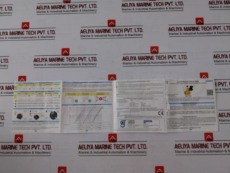 Geca Gas Mr No 1” Elettrovalvole Solenoid Valve 36720726 230Vac 50/60Hz-17Va