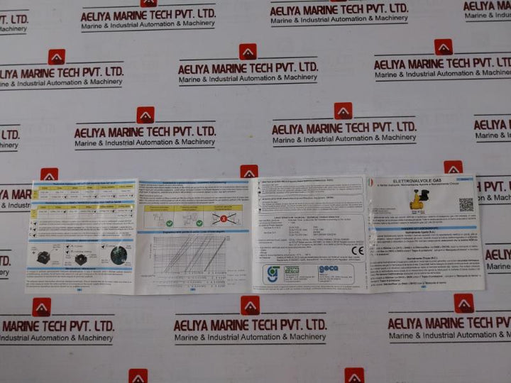 Geca Gas Mr No 1” Elettrovalvole Solenoid Valve 36720726 230Vac 50/60Hz-17Va