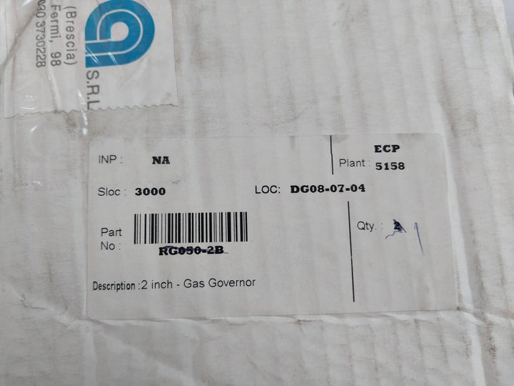 Geca Rg050-ft-2B Gas Governor 28-70 Mbar / 2 Bar Max 2 Inch