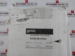 Geca Sv020-6B-opso Slam Shut-off Valve 3/4" 6 Bar 200-700 Mbar