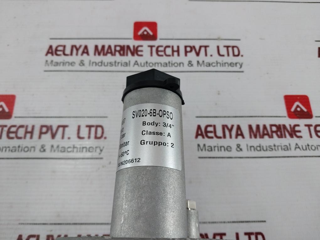 Geca Sv020-6B-opso Slam Shut-off Valve 3/4" 6 Bar 200-700 Mbar
