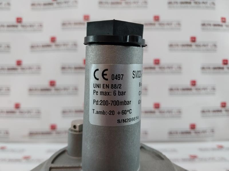 Geca Sv020-6B-opso Slam Shut Off Valve 3/4" 6 Bar 200-700Mbar