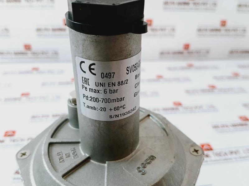 Geca Sv050-6B-opso Slam Shut Off Valve Pmax 6 Bar, 200-700 Mbar