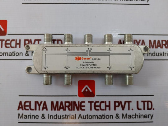 Gecen Gs01-08 8-way Satellite Splitter 5-2400Mhz