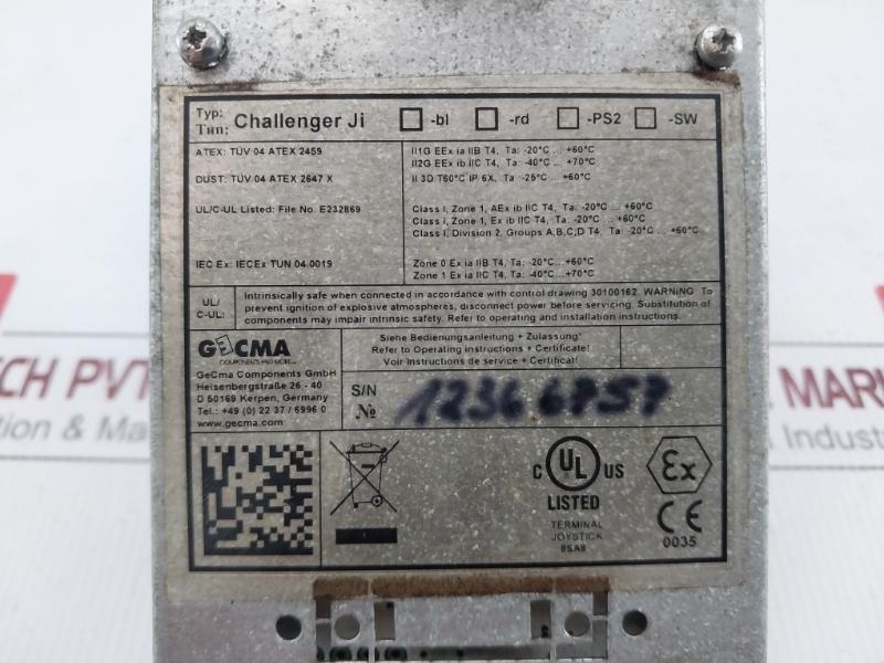 Gecma Terminal Joystick Module Challenger Ji