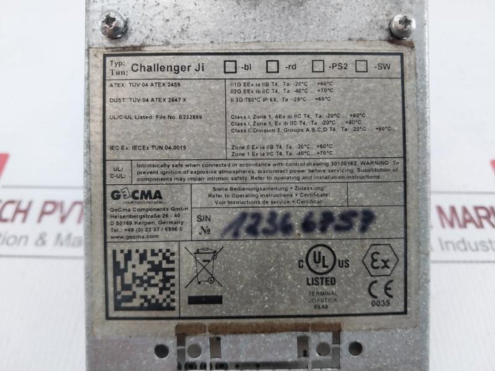 Gecma Terminal Joystick Module Challenger Ji