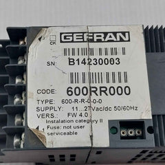 Gefran 600-r-r-0-0-0 Temperature Controller
