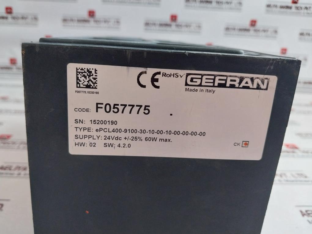 Gefran Epcl400-9100-30-10-00-10-00-00-00-00 Plc Expansion Base