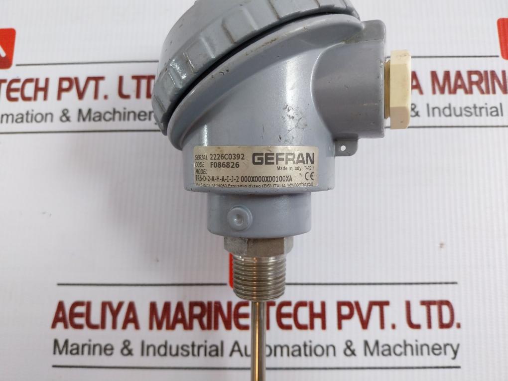 Gefran Temperature Sensor Probe Tr6-d-2-a-h-a-i-j-2 000X000X00100Xa