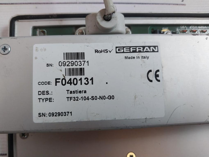 Gefran TF32 Keyboard TF32-104-S0-N0-G0