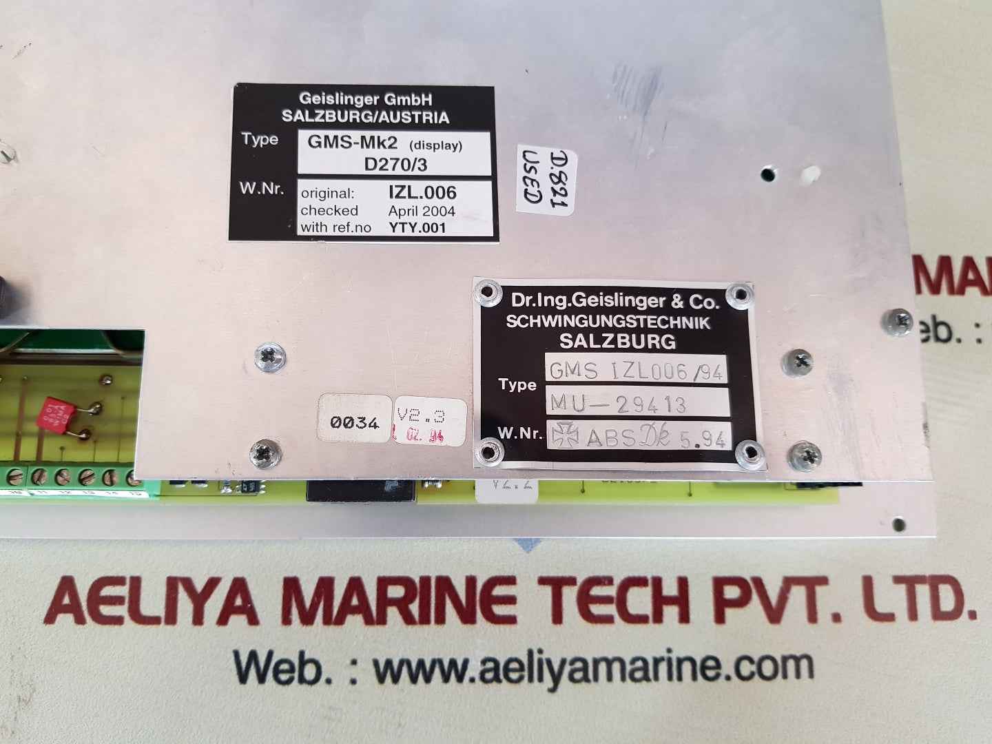 Geislinger Gms-mk2 Display D270/3 Gms Izl006/94