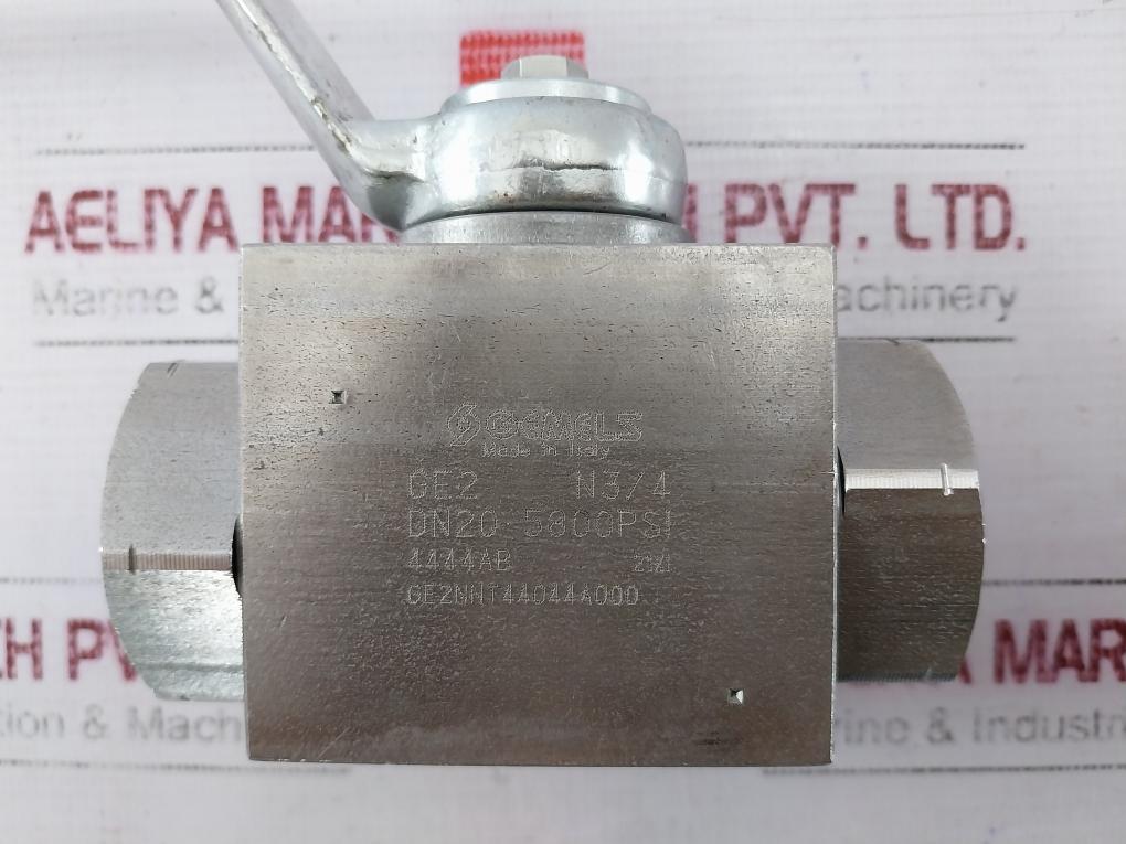 Gemels GE2 N3/4 High Pressure Ball Valve DN20 5800 PSI