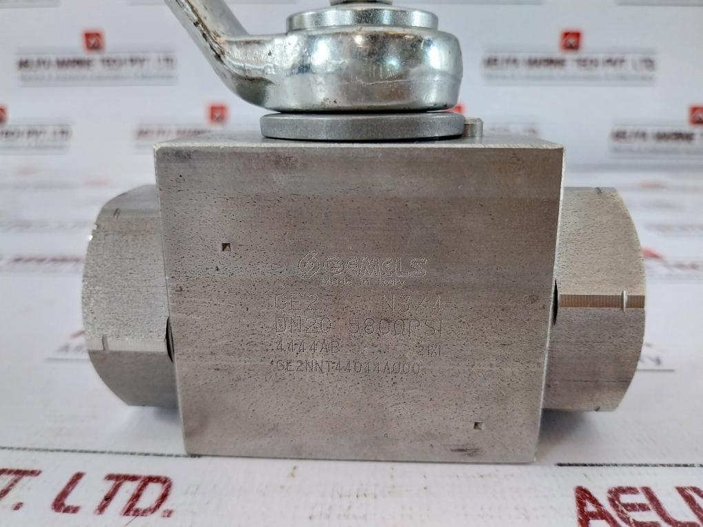 Gemels GE2 N3/4 High Pressure Ball Valve DN20 5800 PSI