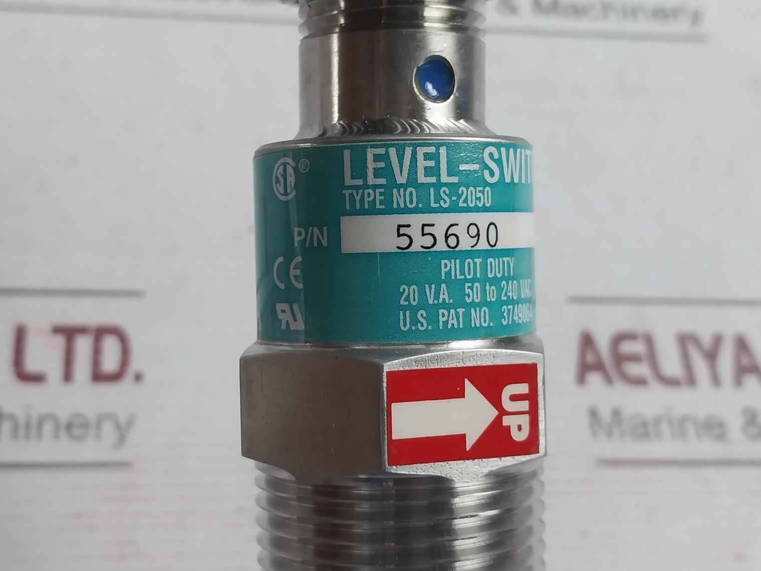 Gems Ls-2050 W/Ep Side-mounted Level Switch 6205Kpa Rev.B 316Ss 180°F