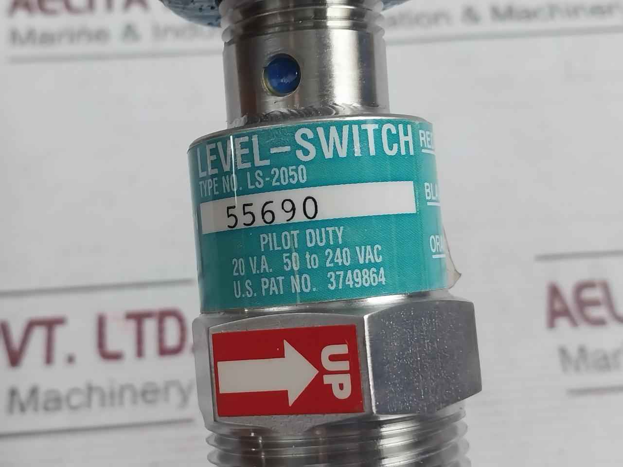 Gems Ls-2050 W/Ep Side-mounted Level Switch 6205Kpa Rev.B 316Ss 180°F