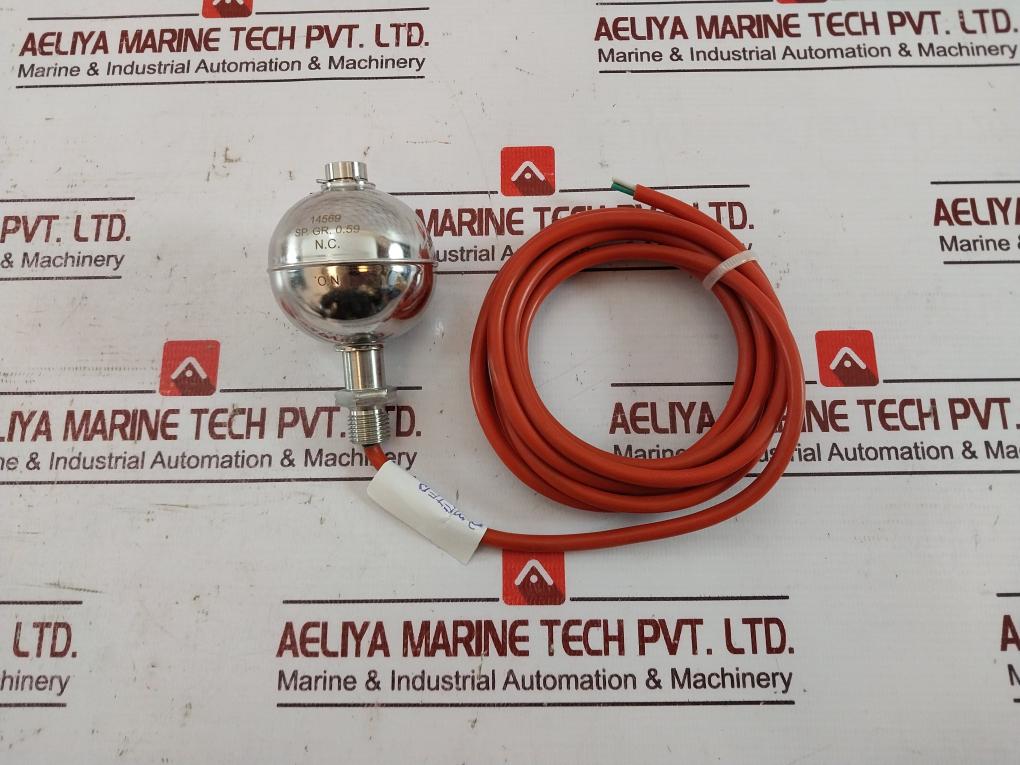 Gems Sensors 14569 Float Level Switch Sp.Gr.0.59 N.C. 2 Meter