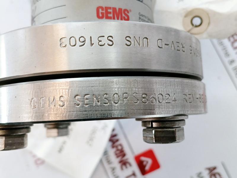 Gems Sensors 316/316l Ss Suresite Liquid Level Indicator B16.5 Sa182